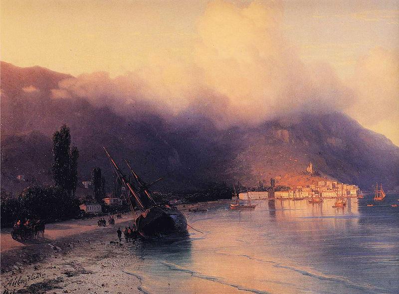 Ivan Aivazovsky View of Yalta oil painting picture